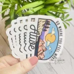 go where you feel most alive sticker pack