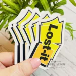 lost it sticky note parody logo sticker pack