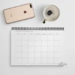 12 Month Undated Spiral Bound Monthly Planner - Image 3