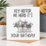 Hey Heffer, We Heard It's Your Birthday Card - Image 2
