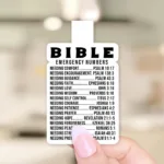 Emergency Bible Numbers Magnetic Bookmark