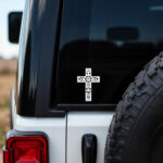 Not a Pepper Spray Kinda Girl Decal (5" x 6", White) - Image 2